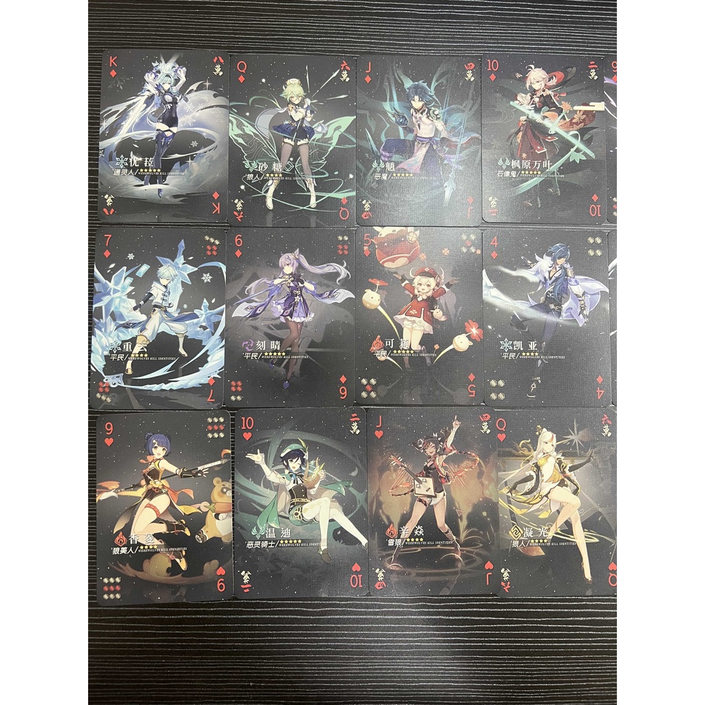 Bộ bài tây Genshin Impact