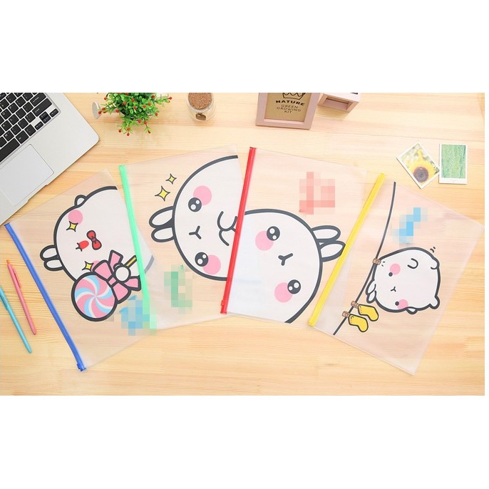 Túi zip Thỏ Trắng siêu cute 3 size