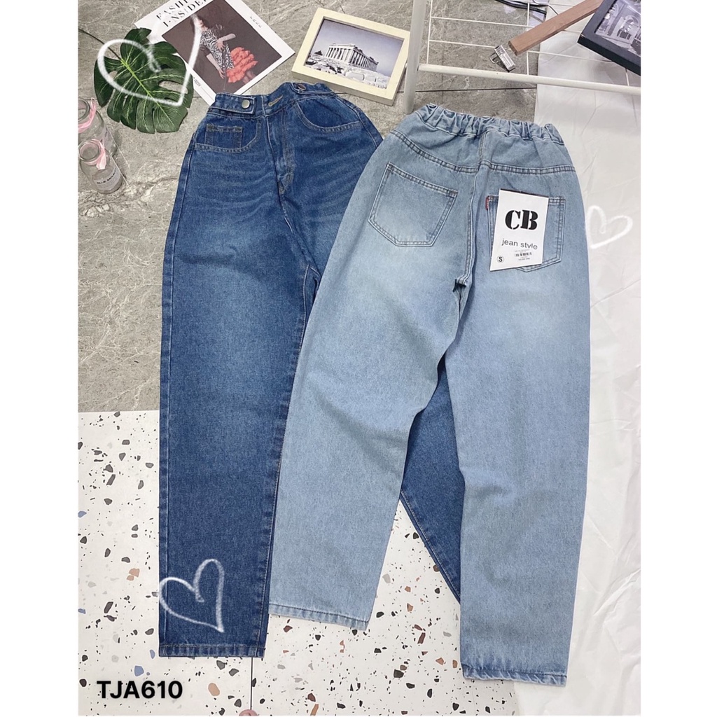 (FREESHIP-HÀNG CÓ SẴN) Quần Jean Thái Lưng Thun_TJA610