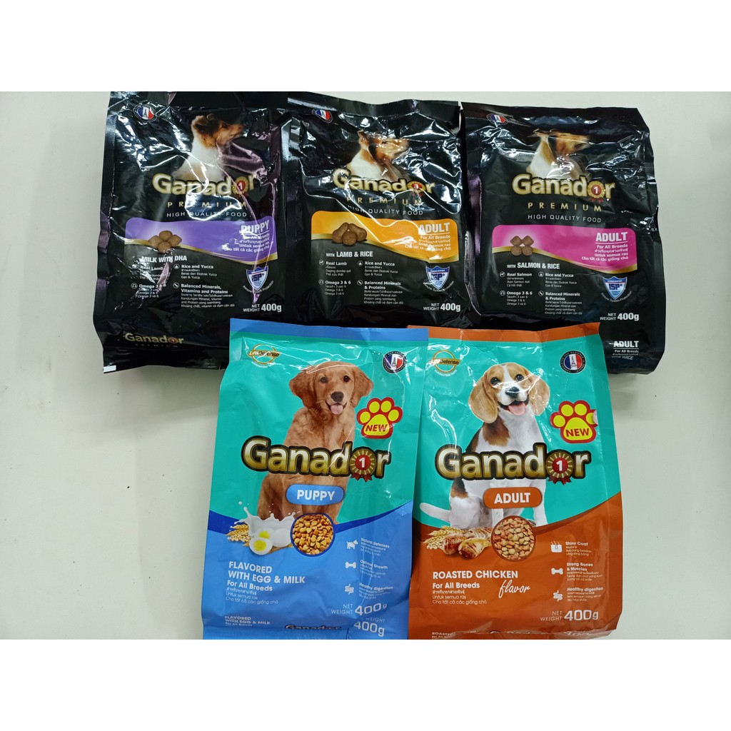 Thức ăn cho chó con vị sữa Ganador Puppy Milk with DHA 400g - Jpet Shop