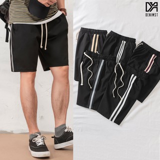 Quần đùi nam sọc cotton, quần short nam thể thao co dãn 4 chiều  DENIMST đanh chất mềm mại 255
