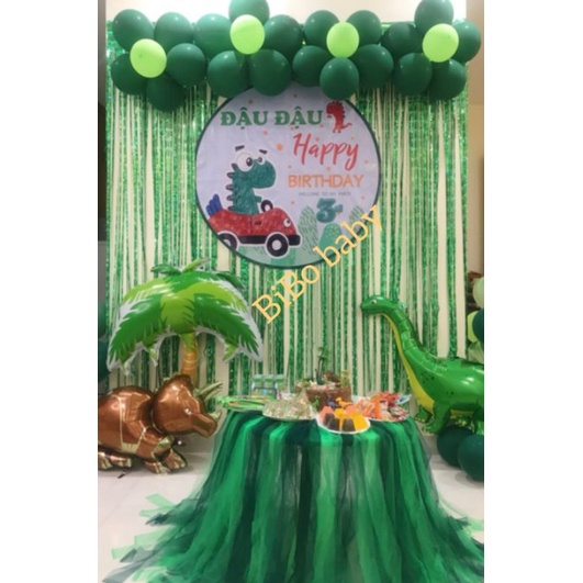 Bóng hình khủng long, cây dừa trang trí sinh nhật - BiBo baby