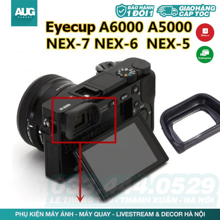 Mặt nạ ngắm SONY a6000/a5000/a6300/6500/NEX-6 EyeCup (Viewfinder) . - AUG Camera Hà Nội