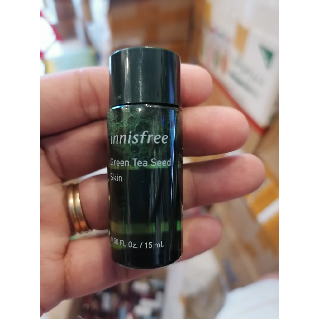 Nước Hoa Hồng Mini Innisfree Green Tea Seed Skin 15ml