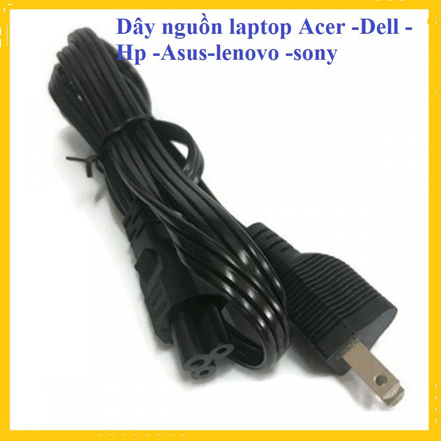 ⚡️Dây nguồn laptop - 1,5m dẹt Phù hợp với các loại sạc thông thường