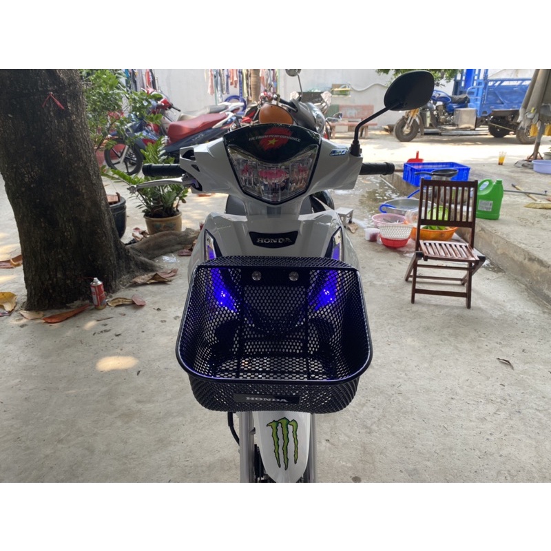 Đèn led DEMI T10 ⚡ HÀNG CAO CẤP ⚡ đèn gắn xe máy ánh sáng trắng và xanh băng