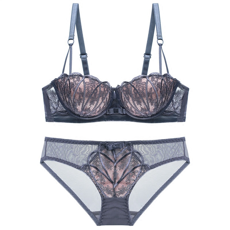 Bộ Đồ Lót Phối Ren Không Gọng Quyến Rũ Cho Nữ | BigBuy360 - bigbuy360.vn