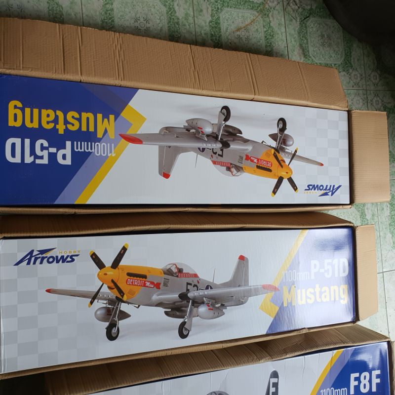 Máy bay điều khiển P51 Mustang EPO 1100mm