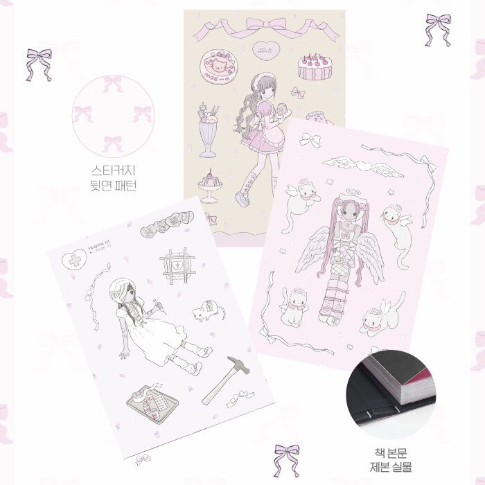 Sticker Dán Phòng Thí Nghiệm Hình Hoạt Hình DOMI 44 Loại Nhãn Dán