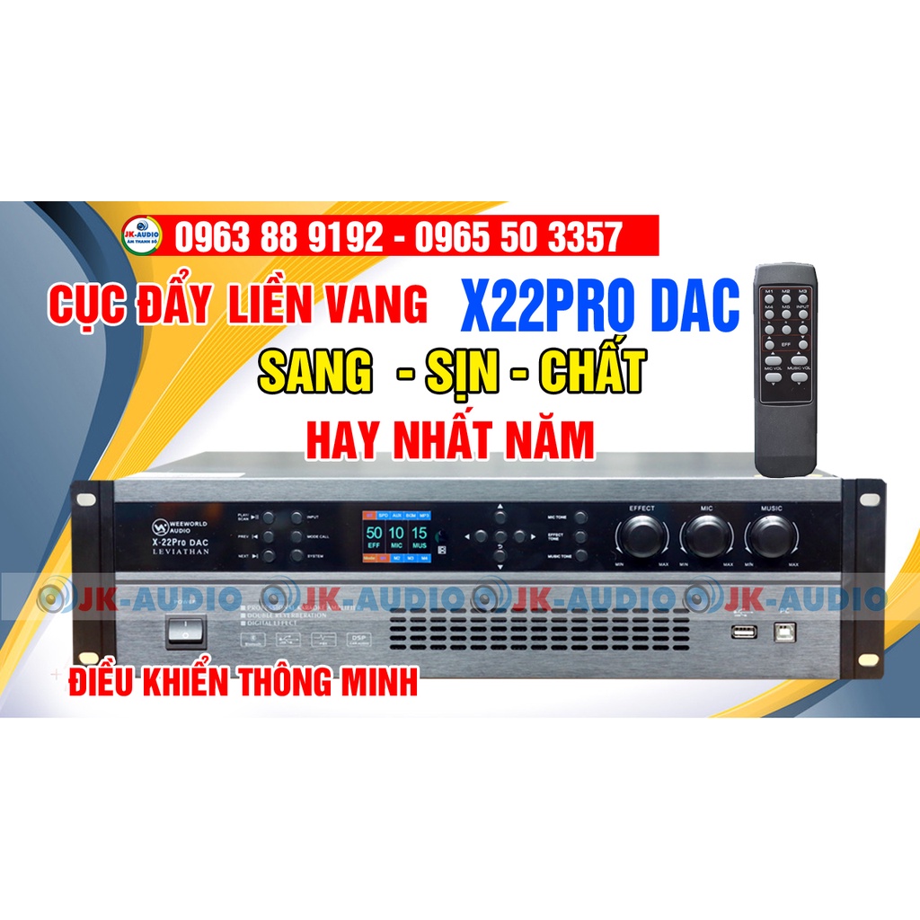 Đẩy liền vang Weeworld X22 Pro DAC