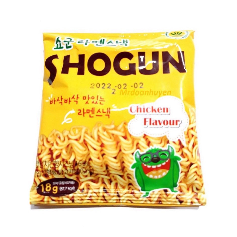 Mì tôm trẻ em SHOGUN Hàn Quốc thùng 30 gói vị Phô mai siêu ngon