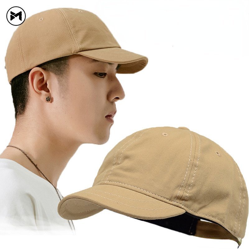 Mũ Lưỡi Trai Màu Trơn Phong Cách Retro Mỹ Hàng Mới 2022