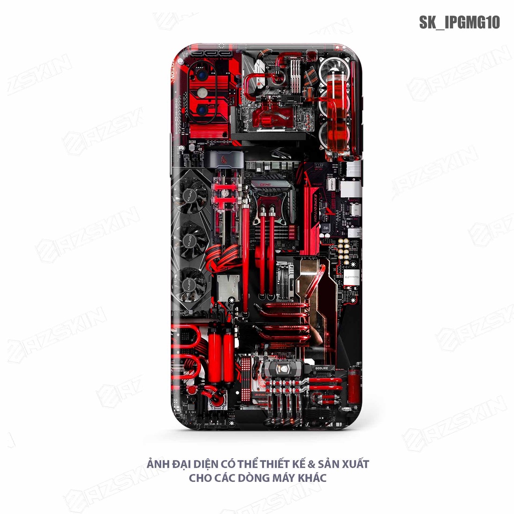 Miếng Dán Skin Hình Game Cho Mọi Dòng IPhone |SK_IPGMG10| Dán Full Lưng Viền, Chất Liệu Film 3M, Cắt Khuôn CNC Dễ Dán