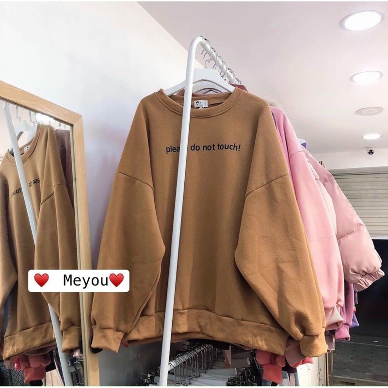 [Video thật] Áo Sweater Touch Chất Nỉ Bông Mịn Đẹp Form Áo In Đẹp - Form rộng Unisex Nam Nữ Couple