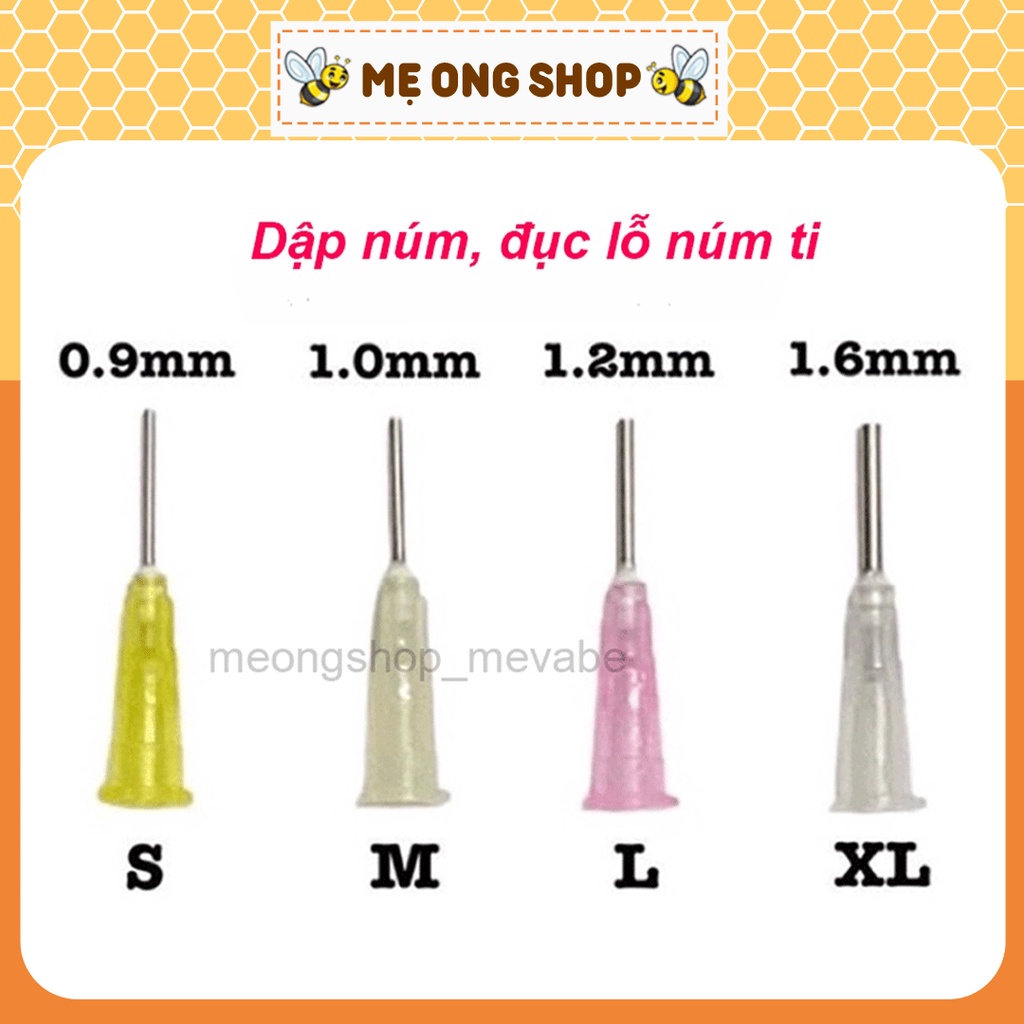 Dụng cụ đục lỗ núm ty, Dập lỗ, kích to núm ty giúp sữa chảy nhanh thuận lợi hơn