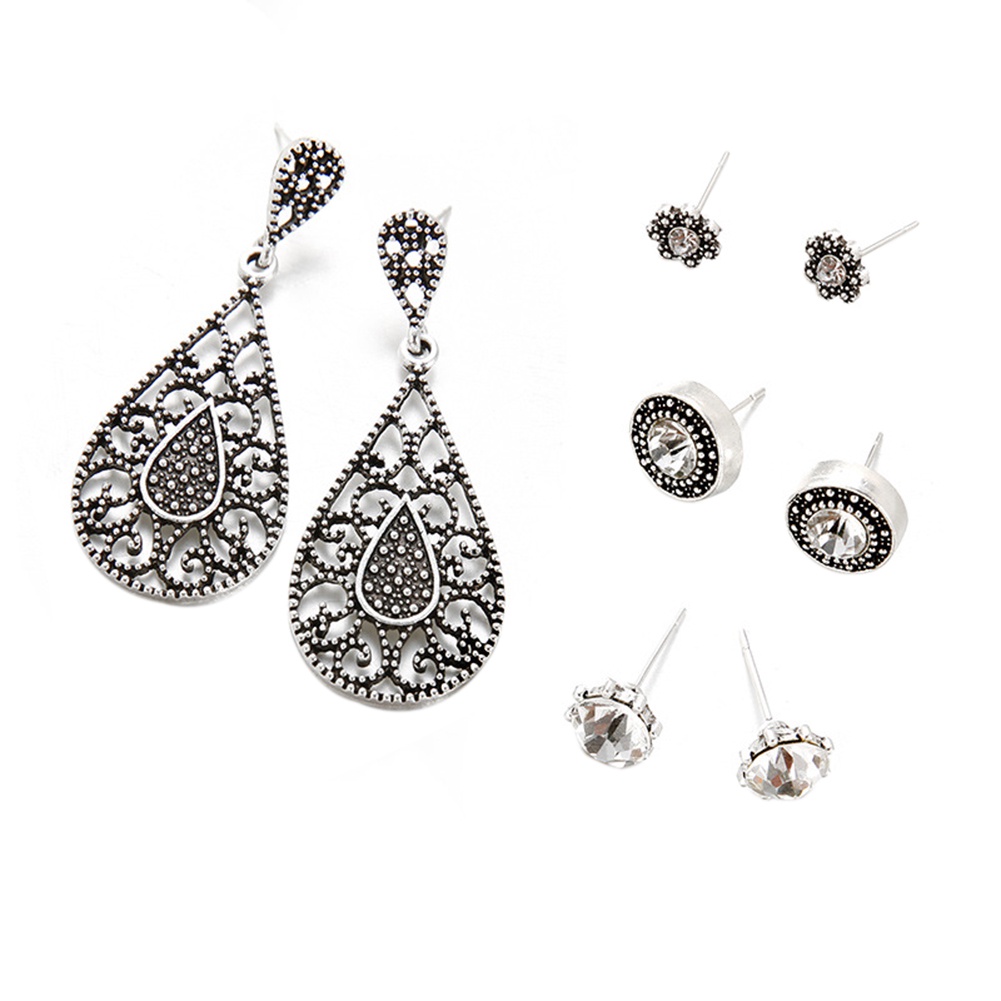 Set Khuyên Tai Và Khuyên Tai Phong Cách Bohemian Cổ Điển Thanh Lịch Dành Cho Nữ