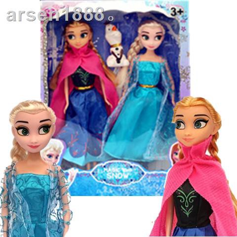 Bộ Đồ Chơi Búp Bê Công Chúa Elsa Và Anna Trong Phim Frozen