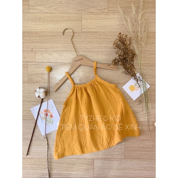 Váy 2 dây siêu mát mùa hè cho bé