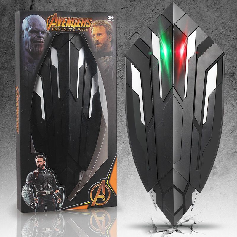 Mô hình Khiên Captain America Infinity War tỷ lệ 1:1, Có Thể Bung Ra và Xếp lại, Có Đèn Có Nhạc
