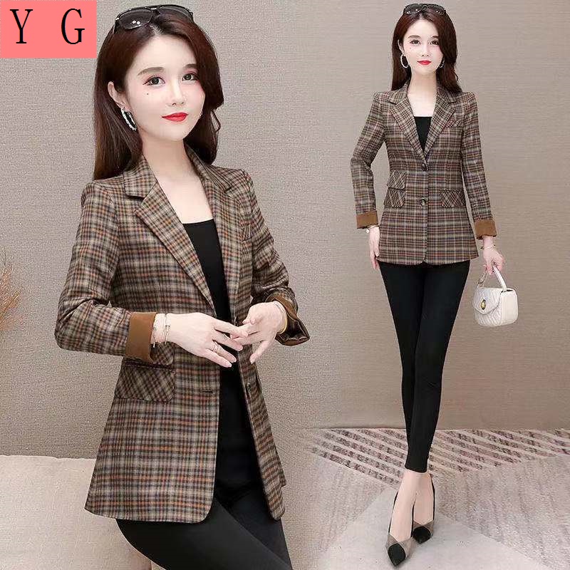 Áo Khoác Vest Mỏng Phong Cách Hàn Quốc Mới 2022 Cho Nữ Trung Niên