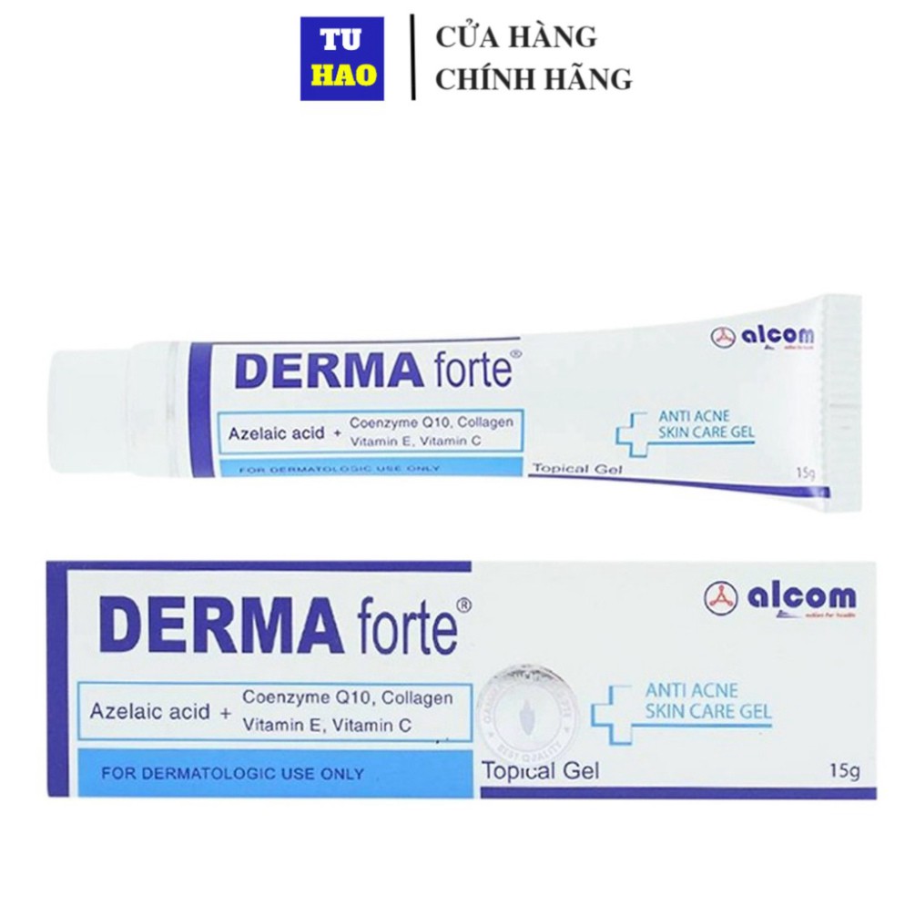 [G01] Gel Mờ Thâm Mụn Giảm Viêm Gamma Chemicals Derma Forte 15g S013