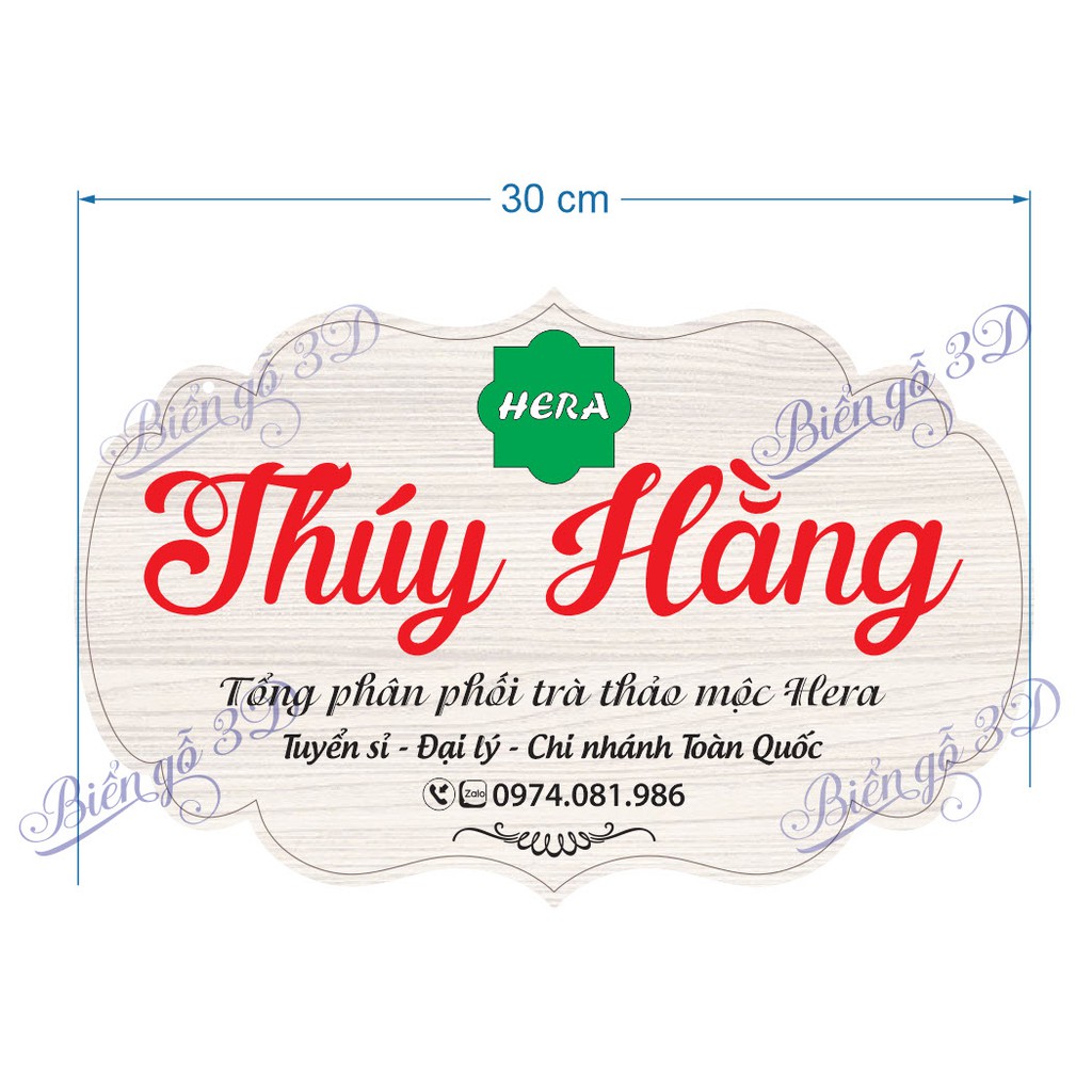 Biển gỗ thương hiệu, biển shop online, biển quảng cáo