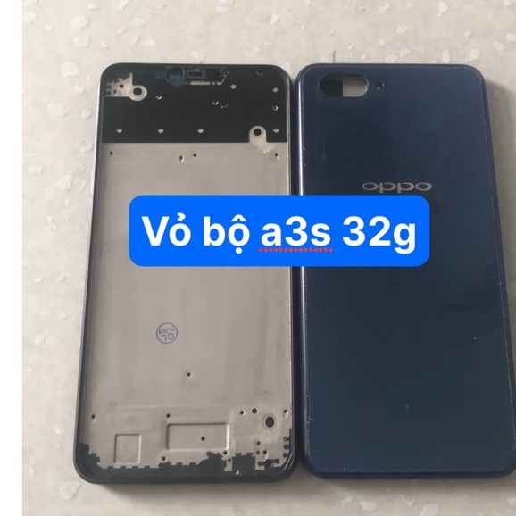 bộ vỏ op po a3s /32g lỗ trọc sim trên