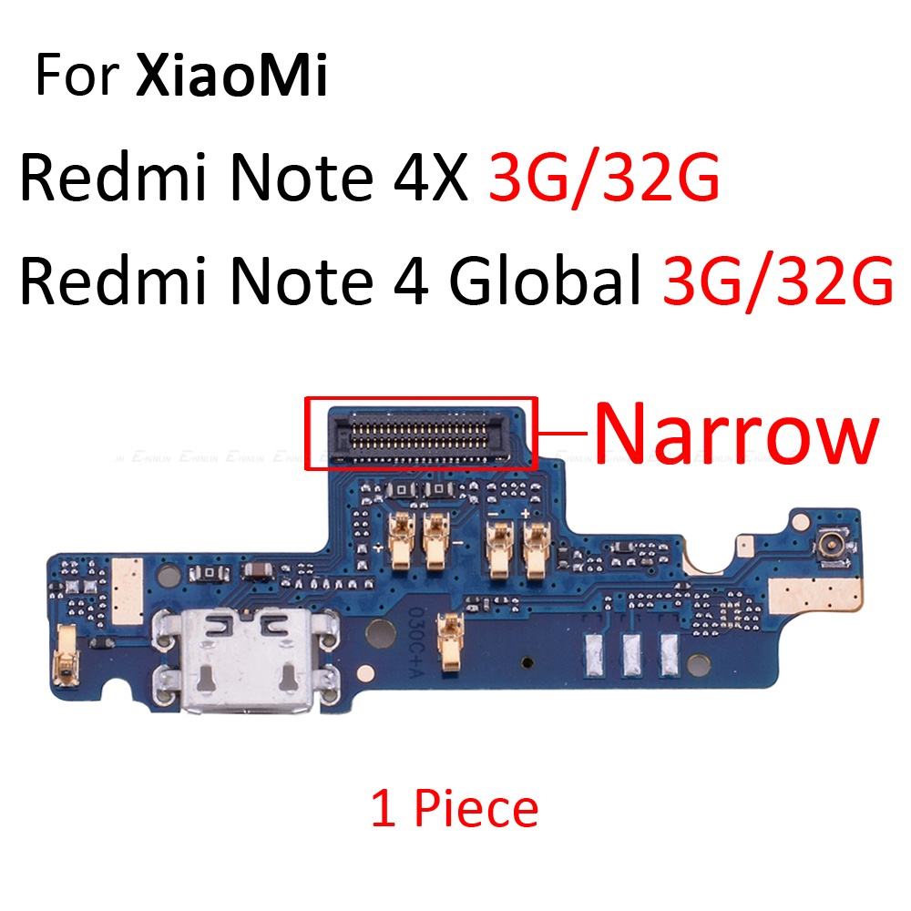 Bảng Mạch Cổng Sạc Cao Cấp Cho Điện Thoại Xiaomi Redmi 2 2A 3 Pro 3S 4 Pro 4X 4A 5A Note 4X Global 4 2 3 Pro 5A