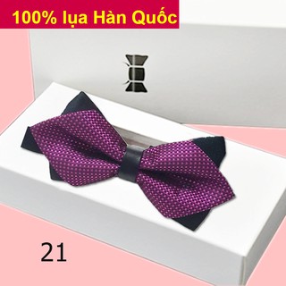 NƠ ĐEO CỔ NAM VẢI LỤA