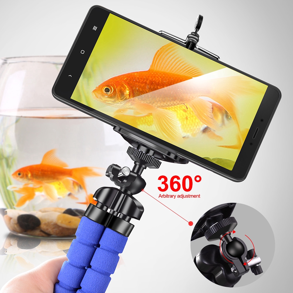 Phone holder Tripods tripod for phone Mobile camera holder Flexible Octopus Bracket For iPhone Xiaomi Samsung Clip Holder