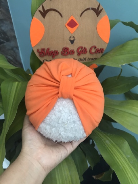 Mũ turban cho bé