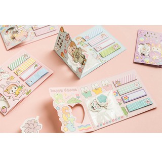 (SIÊU HOT) Bộ Sticker Trang Trí Cute + Giấy Note bella