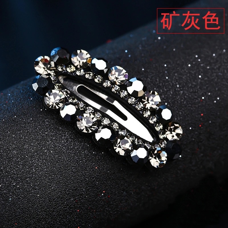 Kẹp Tóc Đính Đá Đơn Giản Thời Trang Hàn Quốc Cho Nữ