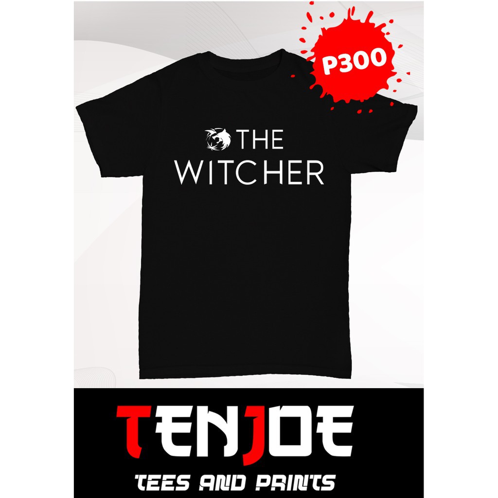 (SALE 50%)Áo thun Anime The Witcher Logo v2 cực đẹp giá rẻ