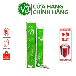 Vin slim v3 Viên Sủi giảm cân nhanh cấp tốc detox giảm béo an toàn không