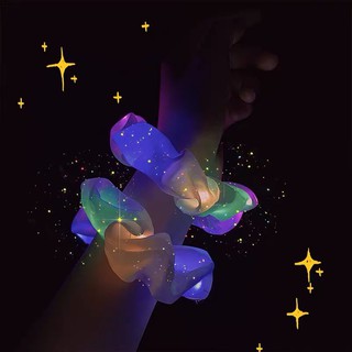 Cột tóc scrunchies đèn led phát sáng