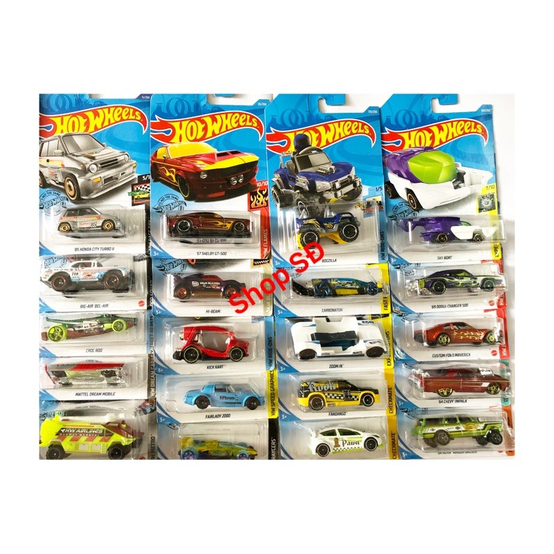 Xe hotwheel - combo 3 chiếc ngẫu nhiên