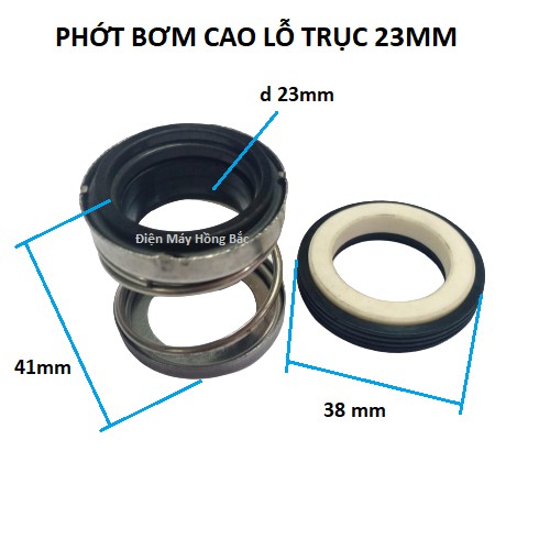 Phớt bơm nước lò xo trục 23mm cao