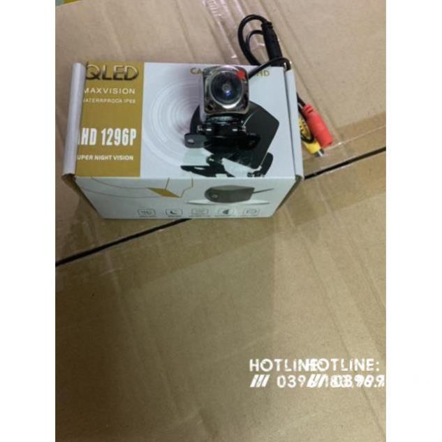 Camera lùi đánh theo góc lái chính hãng QLED AHD 1296P vỏ nhôm chống nước