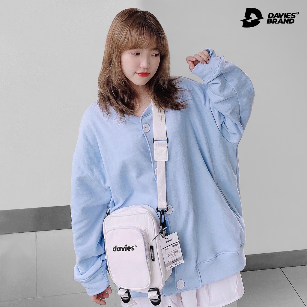 Túi đeo chéo nữ canvas mini màu pastel local brand DAVIES Original Basic Pocket | D-B19