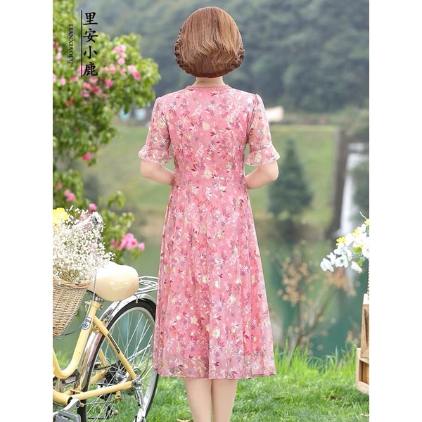 Đầm trung niên nữ dự tiệc, đầm U50 trung niên