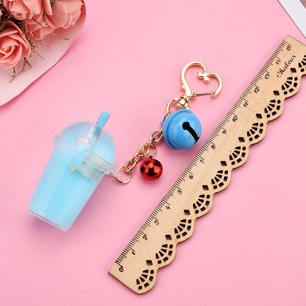 Móc Khóa Hình Bình Sữa Dễ Thương