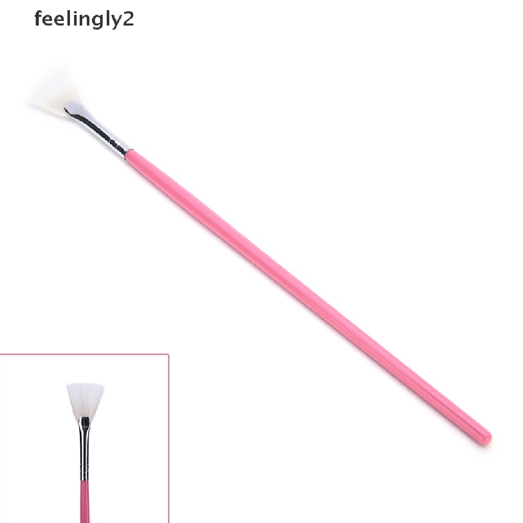 1 Cọ Vẽ Móng Tay Hình Quạt Màu Gradient