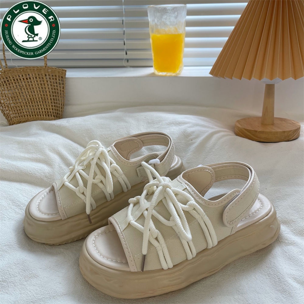 Giày Bệt Gót Thấp Thoải Mái Đa Năng Phong Cách La Mã Cho Nữ