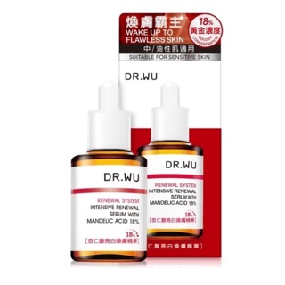 Serum Tái Tạo Da Dr.Wu Mandelic Acid 18% (15ml)