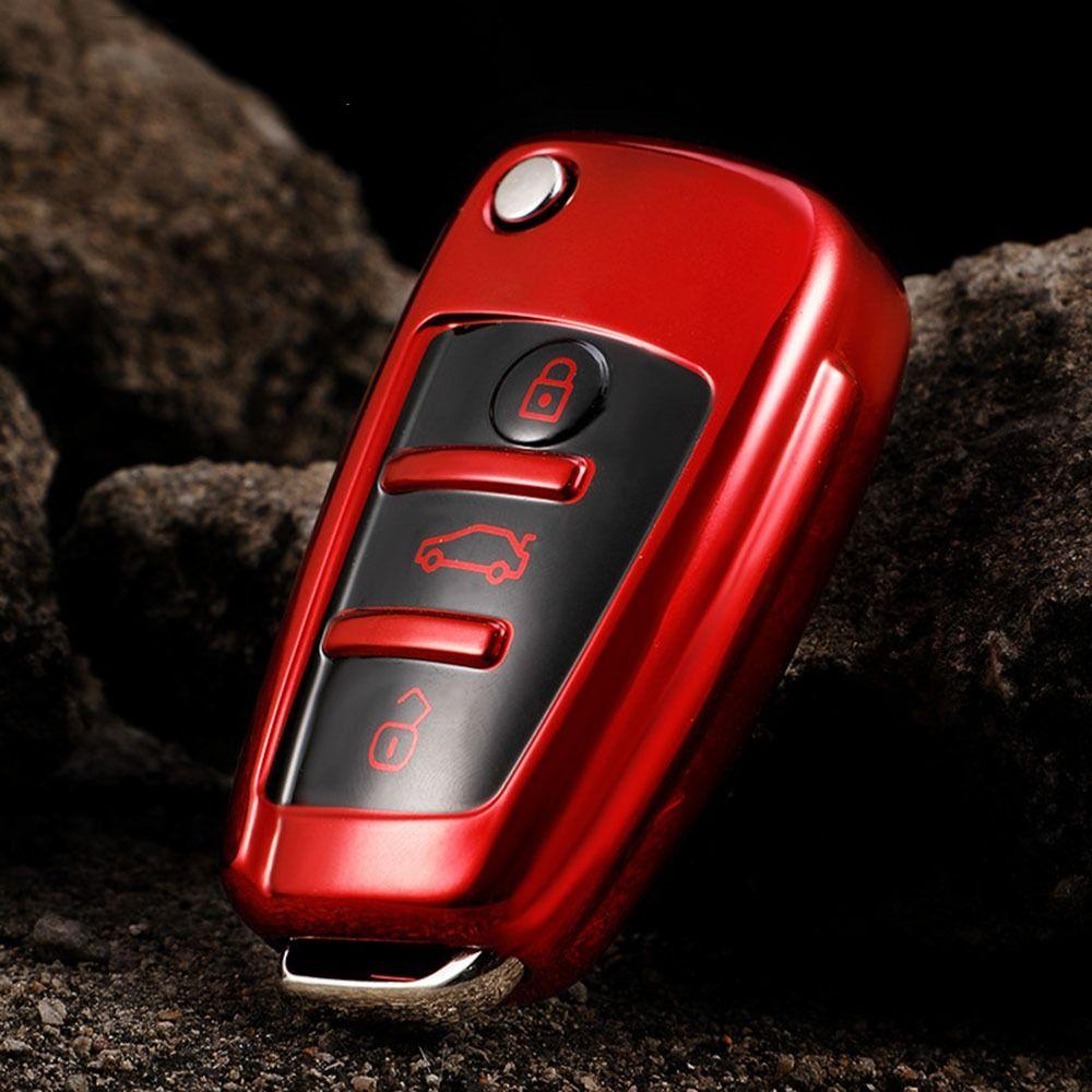 MAG Vỏ Bảo Vệ Chìa Khóa Điều Khiển Từ Xa Cho Xe Hơi Audi A1 A3 A4 A5