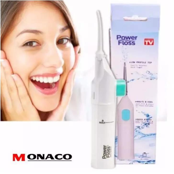 [Giá hủy diệt] Máy tăm nước cầm tay Power Floss - Dụng cụ vệ sinh răng miệng hiệu quả cho người lớn và trẻ em