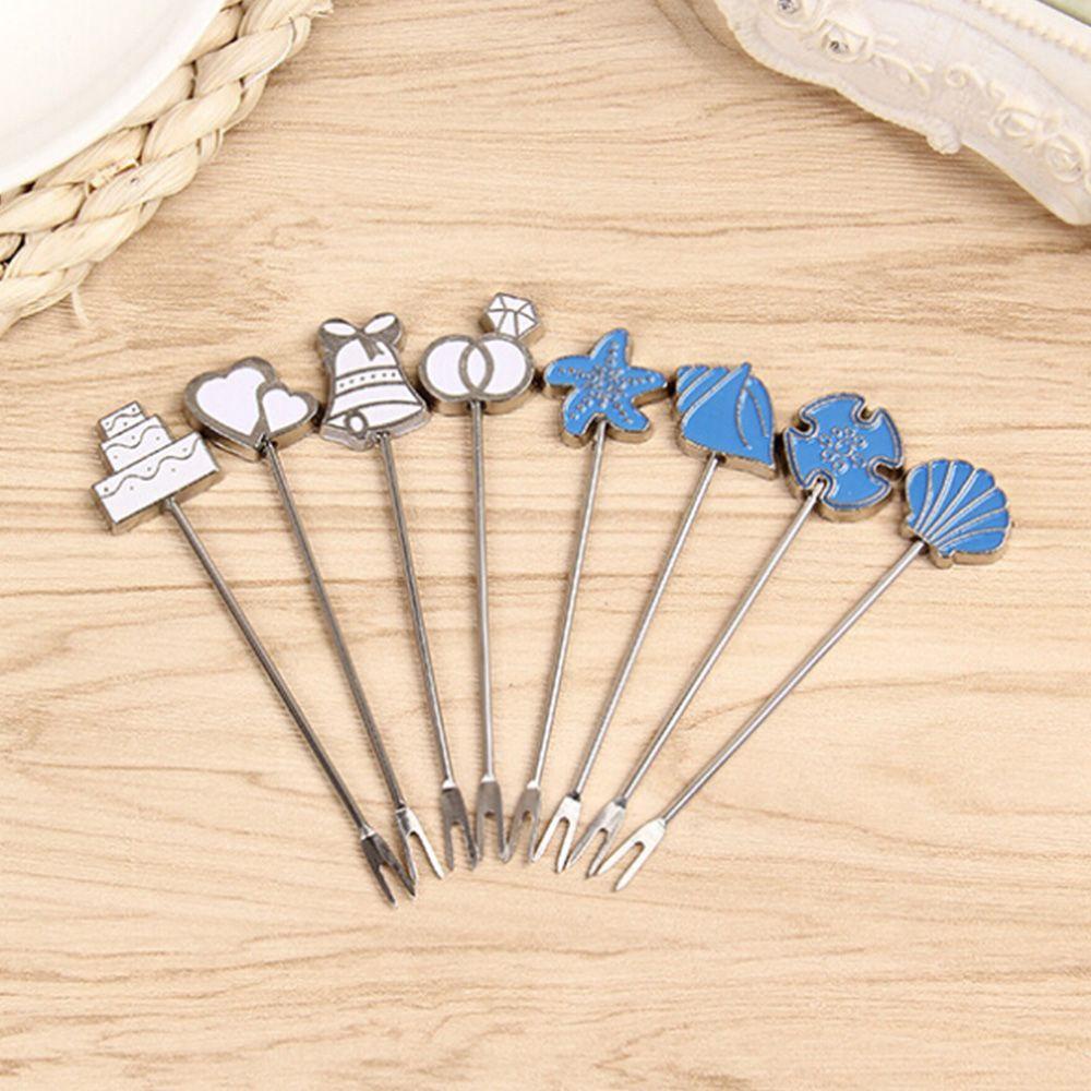 YIYU Nĩa Ăn Trái Cây Hình Đại Dương Phong Cách Mới