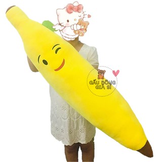 GỐI TRÁI CHUỐI LỚN NHẤT VẢI MỀM MỊN 1MET2 CAO CẤP