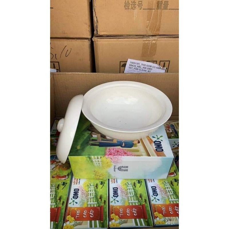 thố sứ có nắp 9in
